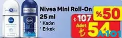 NİVEA MİNİ ROLL-ON DEODORANT 25 ML